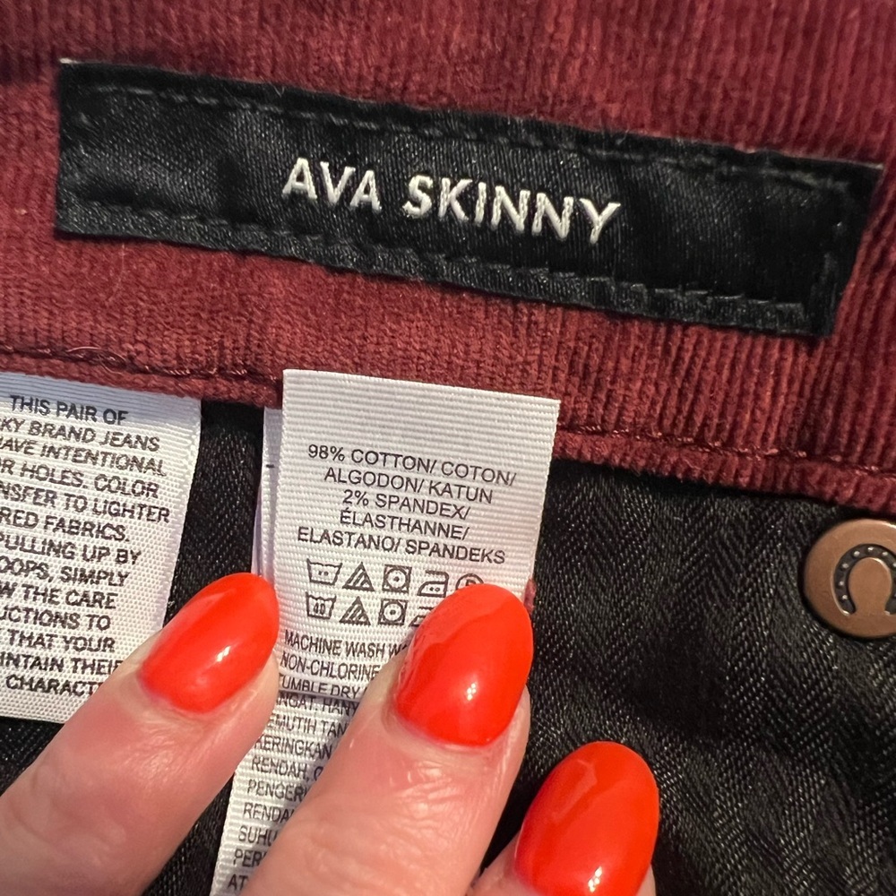⭐️Lucky Brand Ava corduroy pants - Picture 5 of 8